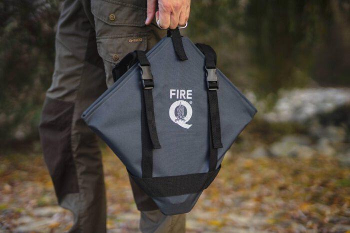 Ein Grill auf Reisen: Auch die FireQ-Tasche ist intelligent und cool designt.