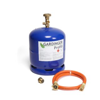 Gardinger Gasflasche befüllbar 2.5kg mit Zubehör